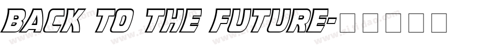 Back To The Future字体转换